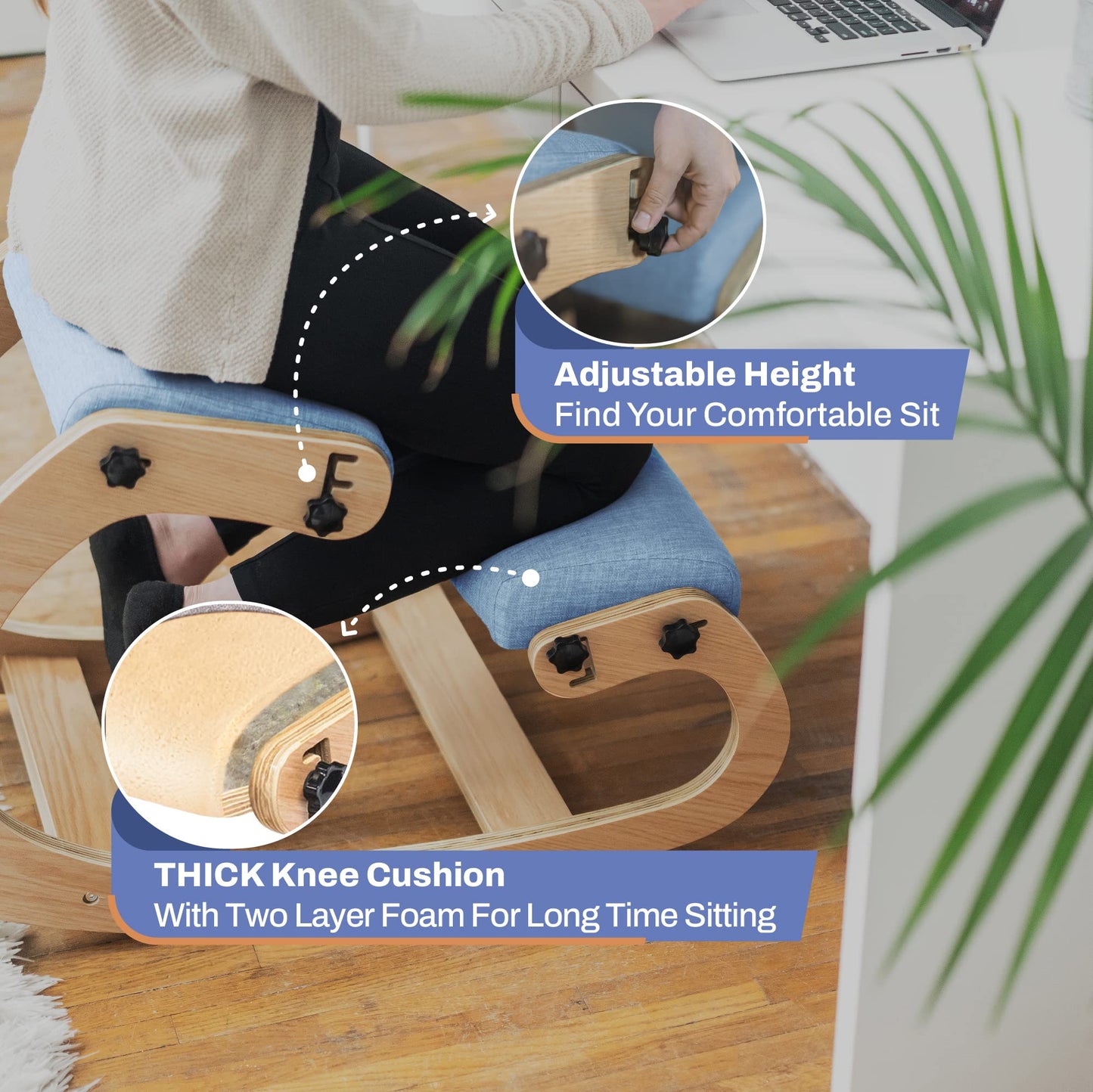 NYPOT Ergonomic Kneeling Chair