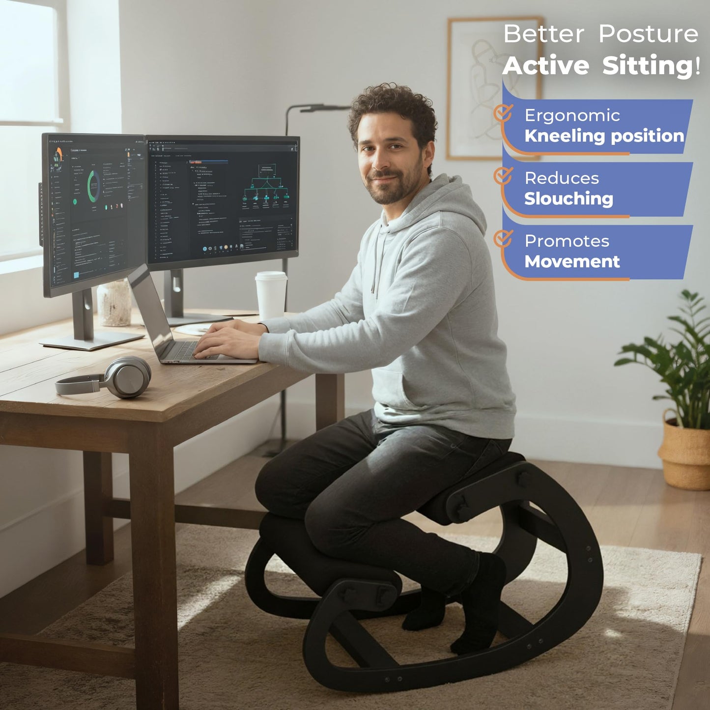 NYPOT Ergonomic Kneeling Chair