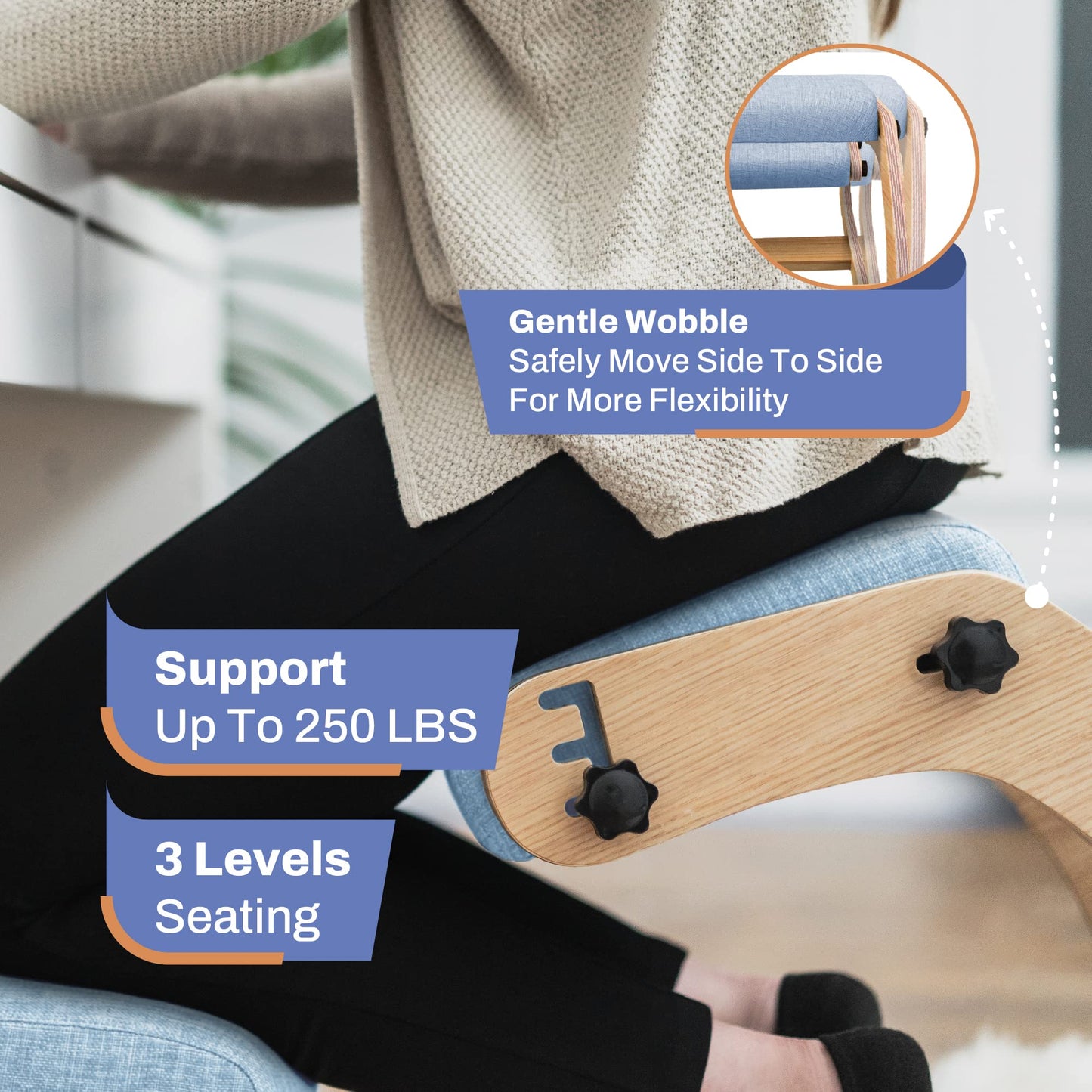 NYPOT Ergonomic Kneeling Chair