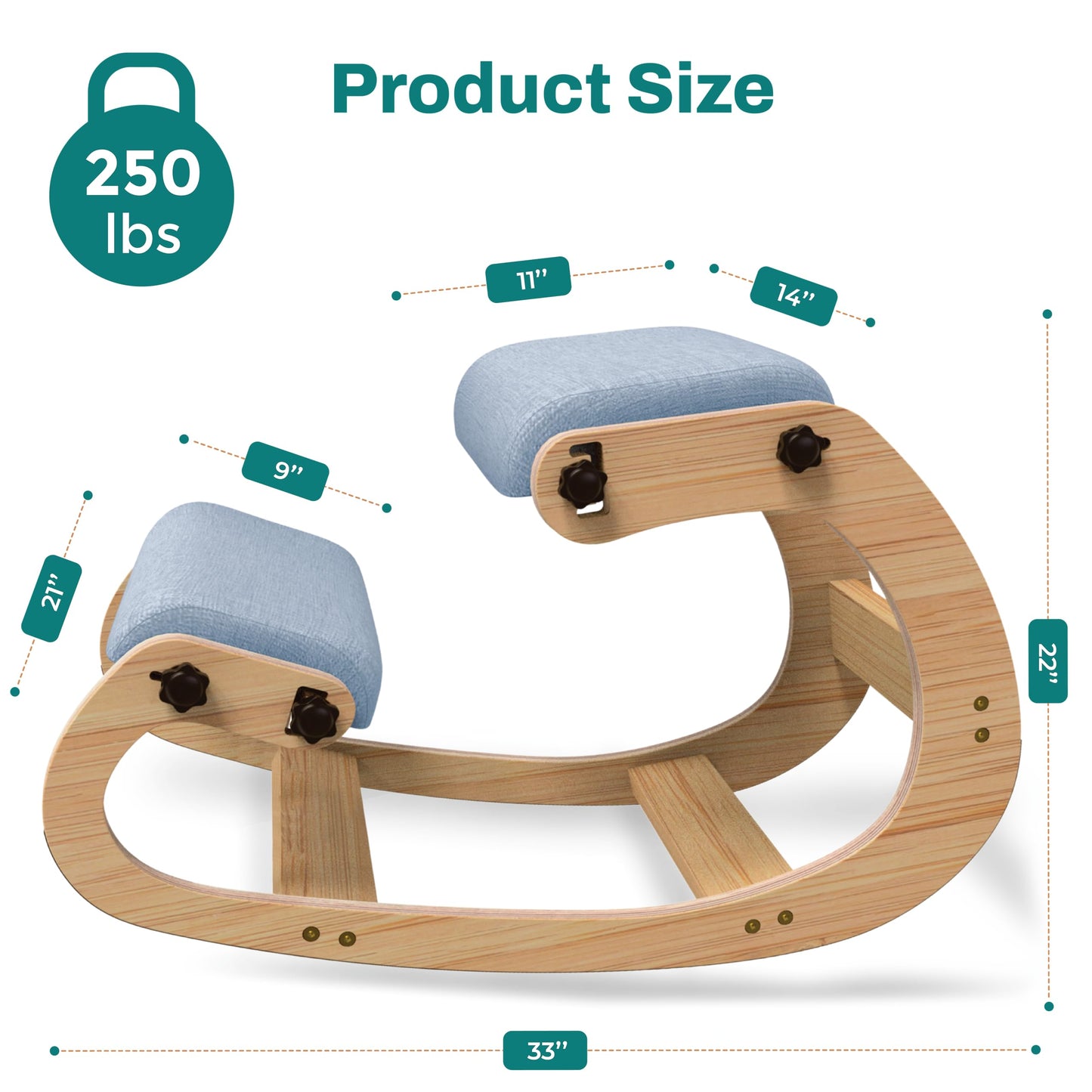 NYPOT Ergonomic Kneeling Chair